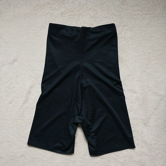 Spanx Shapewear Womens M Black Hi-waist Mid-thigh Tummy Control Shaping Shorts - Picture 3 of 10